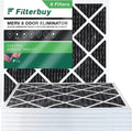 Air Odor Pleated (6-Pack) Filters with HVAC Eliminator MERV 8 25x25x1 Activated Carbon AC Filterbuy Furnace