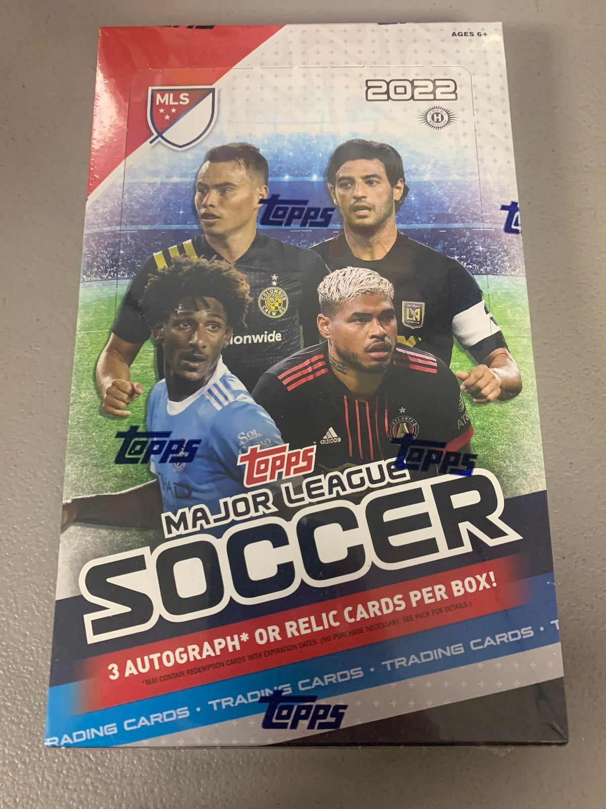 2022 Soccer Topps Hobby League Box Major