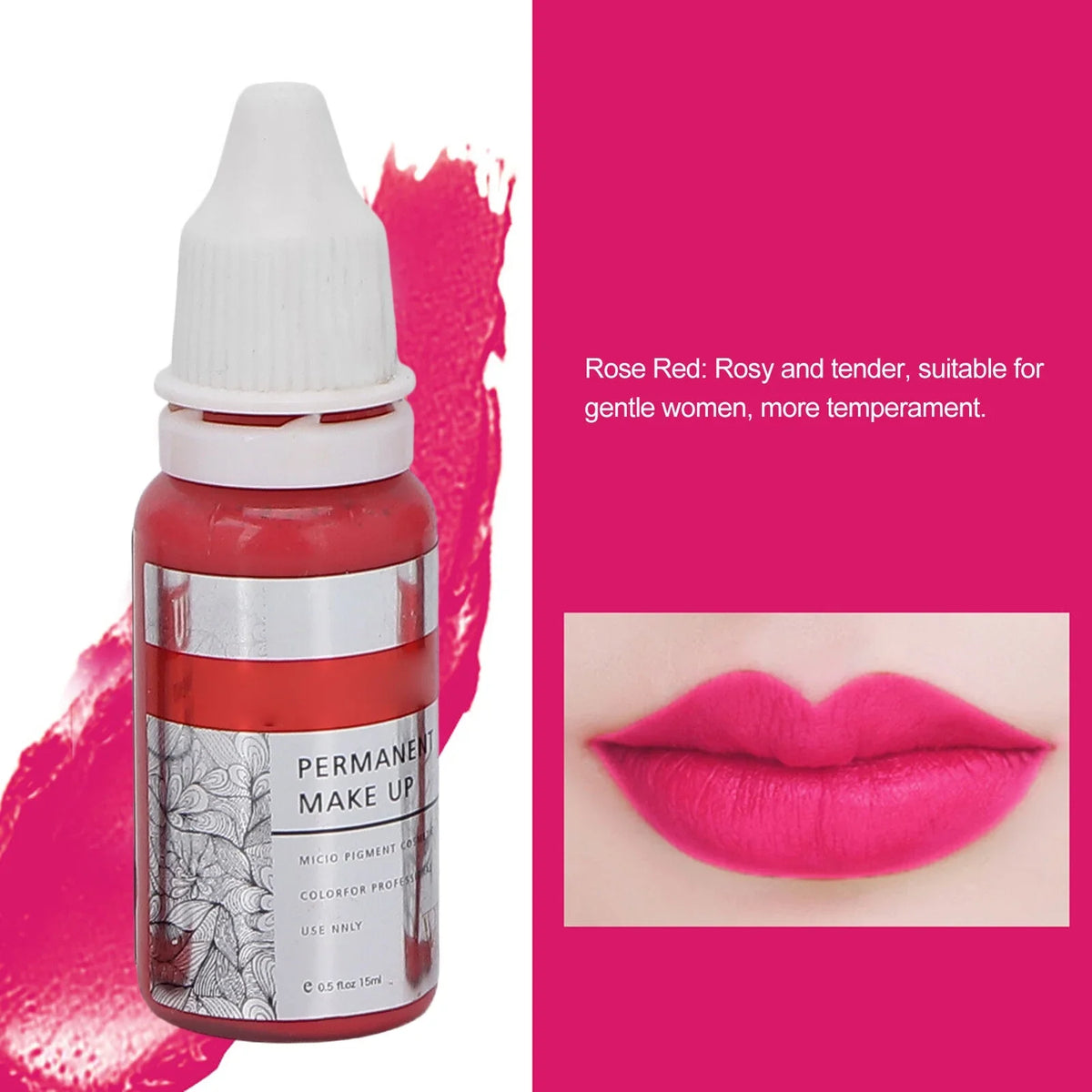 Pigment Tattoo Makeup Ink Lip 120ml Color Permanent Semi 8pcs Microblading