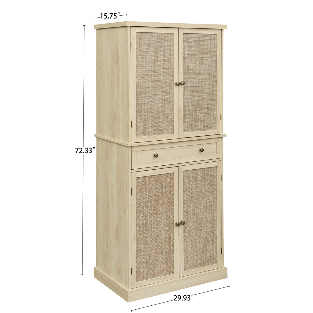 Inner Cabinet Drawer, Shelves, with with Storage 4 1 4 Door Adjustable Cabinet