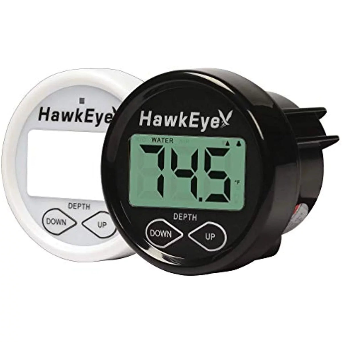 and Depth with In-Dash Sounder with Water Transducer Temperature Hawkeye Air