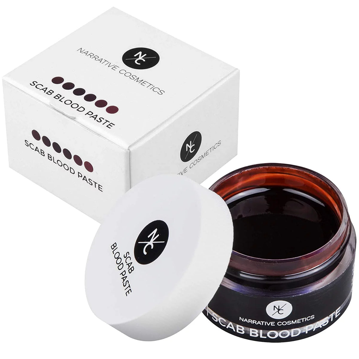 6 Color Theatrical Starter and Perfect FX Sided - Narrative Scab Effects for Sponge Block Special Paste, Wheel, - Cosmetics Foam Kit Spatula, Makeup Bruise Wax and Makeup Scar with Double Blood