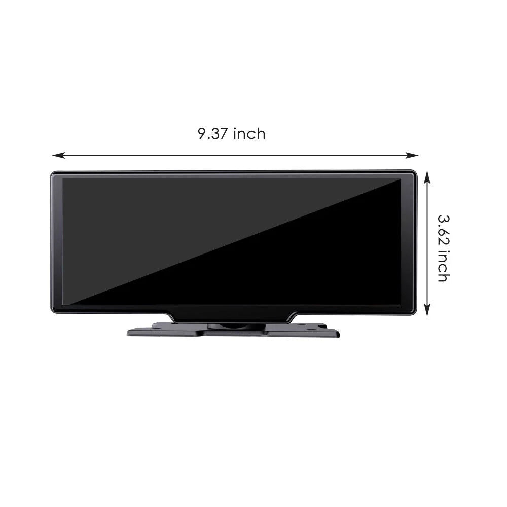 with KingFurt Recording, Camera Connectivity, Lens Dual Wireless 1080P 2K Enhanced Dash Touch Android Screen, Auto, WiFi - T91
