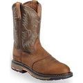 Work 10001188 ARIAT - Toe AGED Pull-On Bark BARK Soft Boot Mens WorkHog Aged 10" WORK