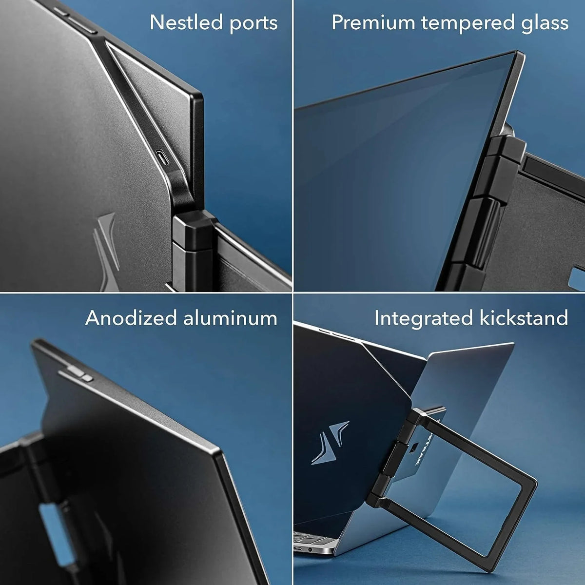 Triple 13.3'' for Monitor Portable (13.3'' Laptop SideTrak Pro Monitor) Swivel