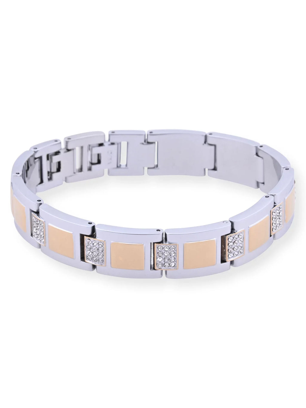 Adult Watch Elgin Case and Gold with Stones Alloy Male (FG180015ST) in Bracelet and and Set Silver