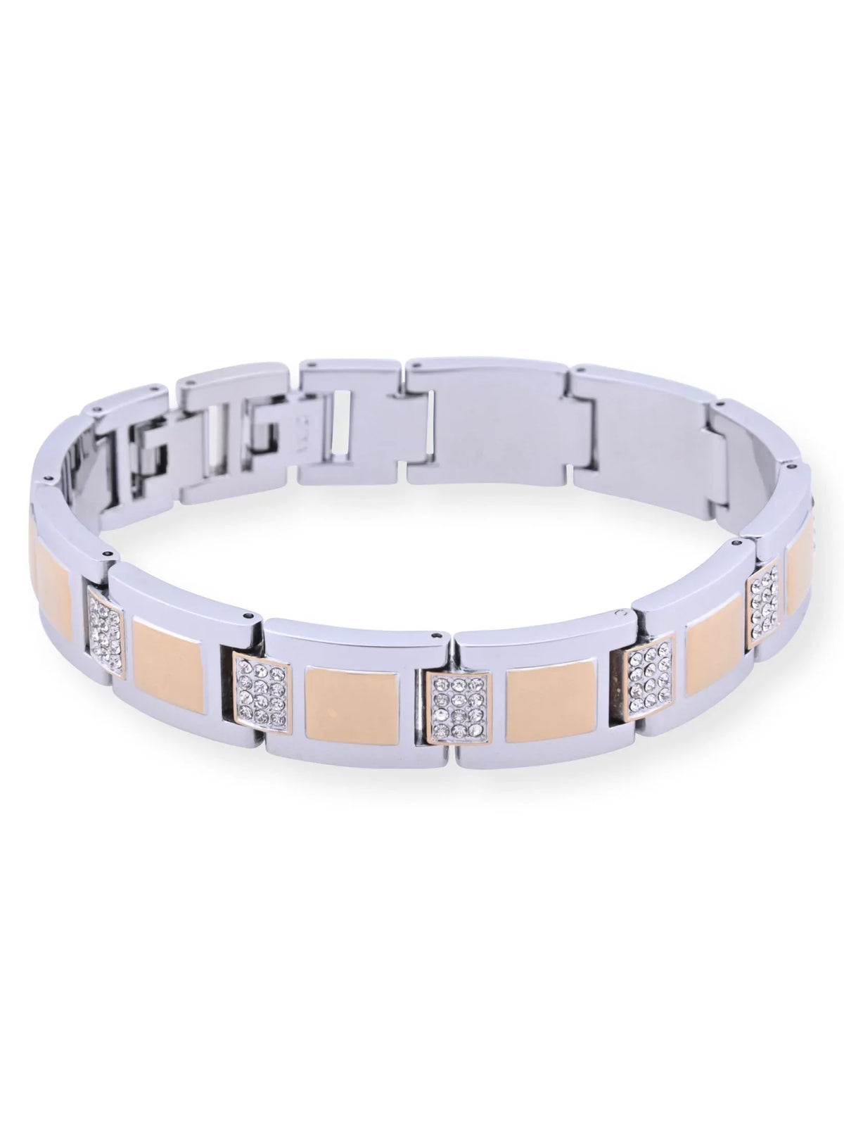 Adult Watch Elgin Case and Gold with Stones Alloy Male (FG180015ST) in Bracelet and and Set Silver