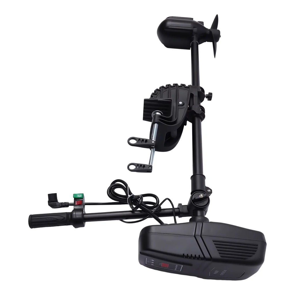 Trolling 2300RPM LED Rotatable Motor 48V Electric 360° Brushless Display Boat Motor Outboard Motor Engine Fishing 1400W Aiqidi