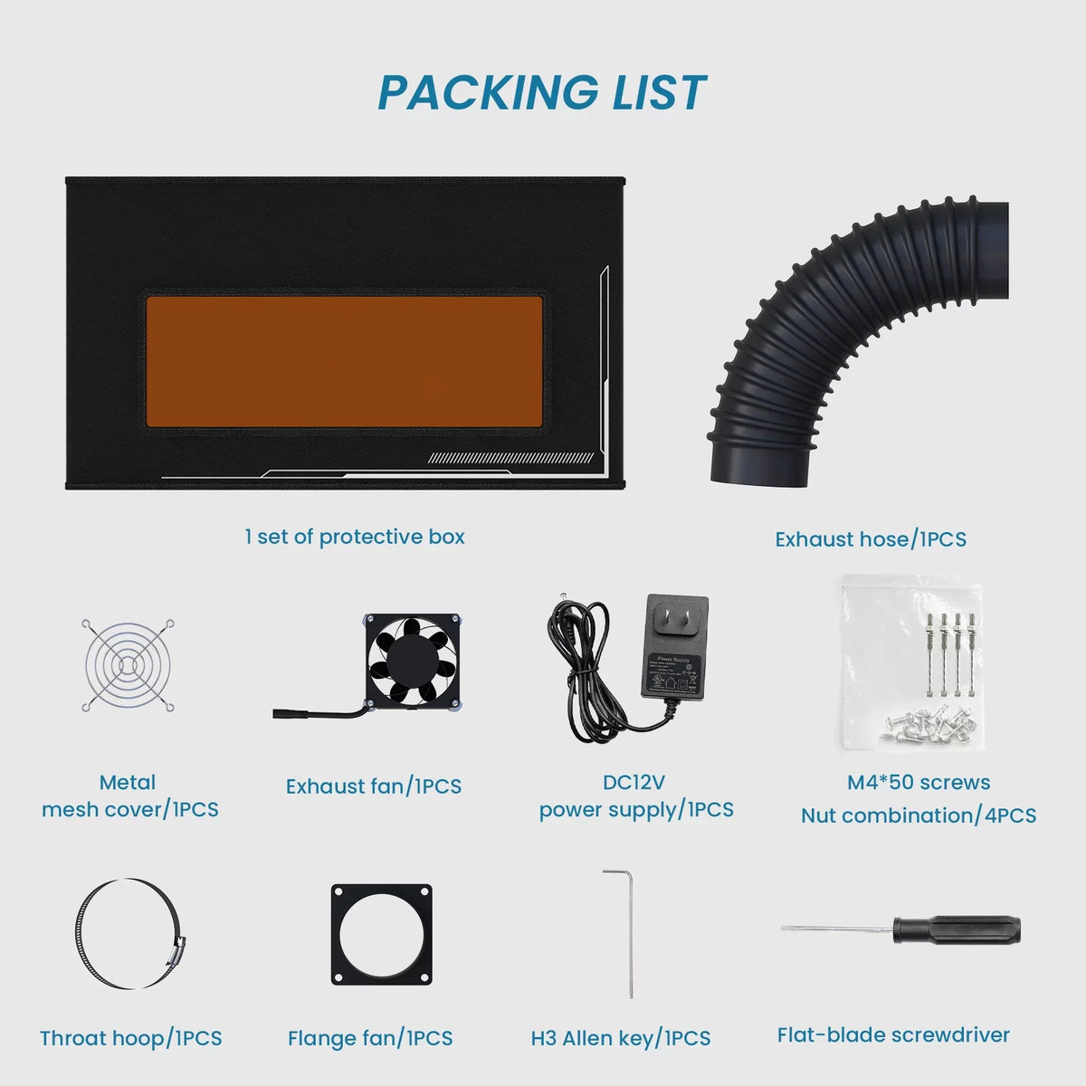 PRO+ M30 PRO+ Vent Vent QISUO Laser Filter Vent dsfen Most ATOMSTACK Size A5 Protective M40 A5 + A5 Box,700x700x460mm Cousopo Compatible + P7 M40 Filter Pipe Cover A5 Eye A5 Demwa P7 M30 Vent