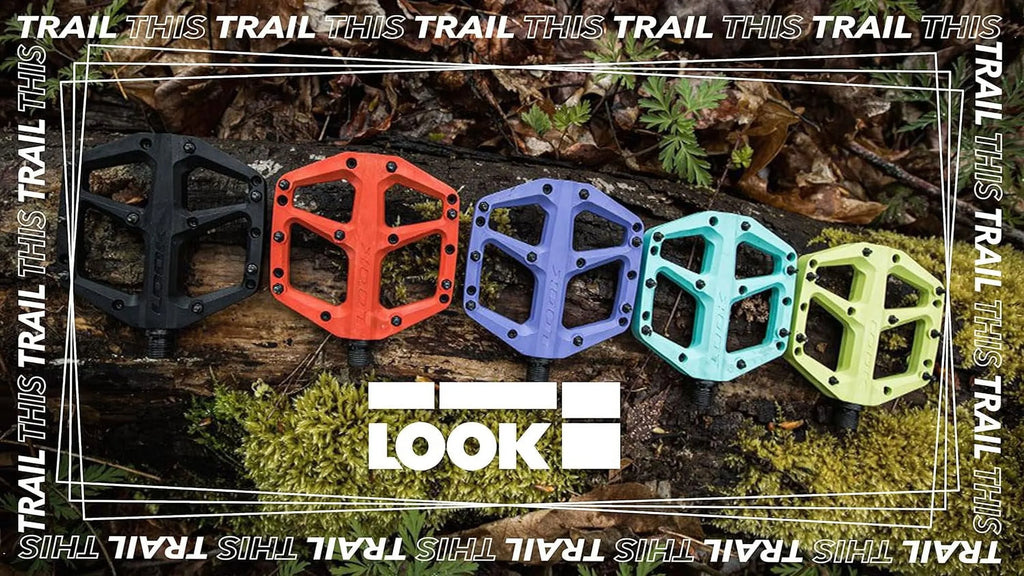 Pedals RED Trail Flat Black – Purple – Lime – – – ICE-Blue MTB Pedals – Cycle - –