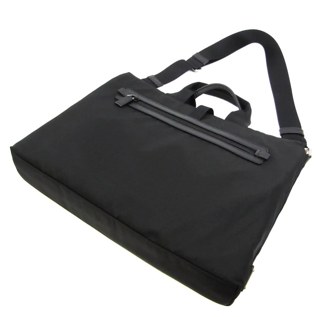 Shoulder Leather,Nylon Bag Prada Black Pre-Owned Women,Men (Good)