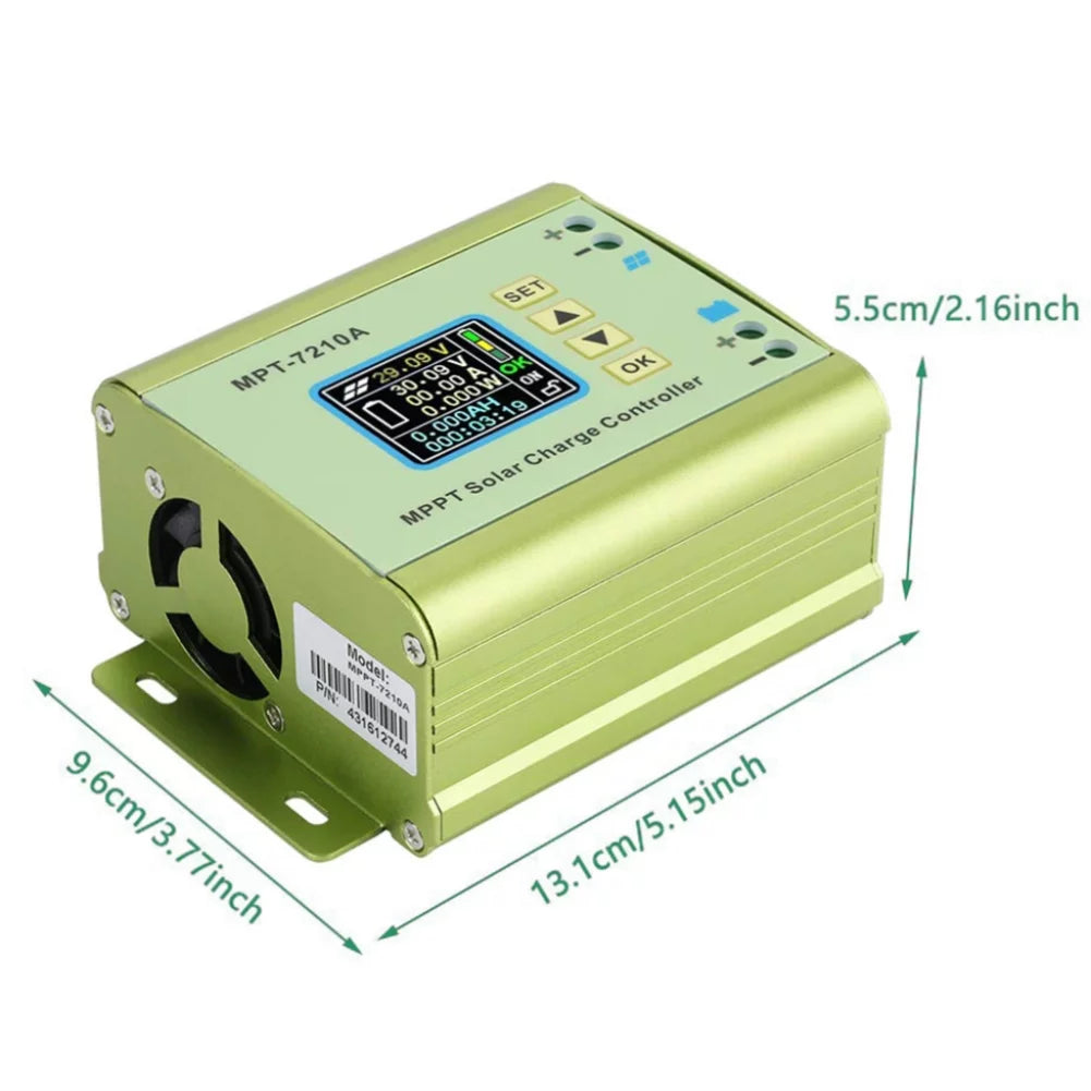 Voltmeter 72 Mppt Boost Solar Controller, V Ammeter Control to Charger Battery 24 Numerical V Module