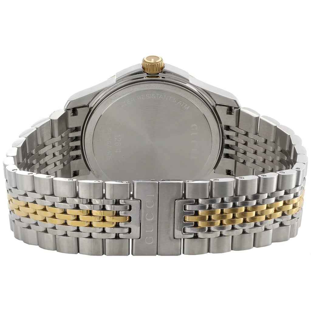 CT. Two S. Tone 2 PVD Yellow Gucci Steel Watch G-Timeless 38mm Diamond Ya126409