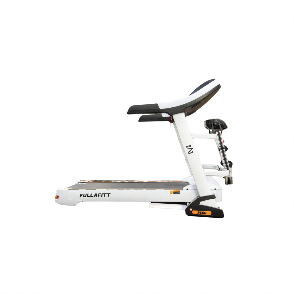 Preset Wide Board Monitor, by Folding 4.5HP, Grip, Speakers, Belt, Running LED Pulse Best Pressure Massage Programs, Bluetooth, FULLAFITT, Treadmill Free World