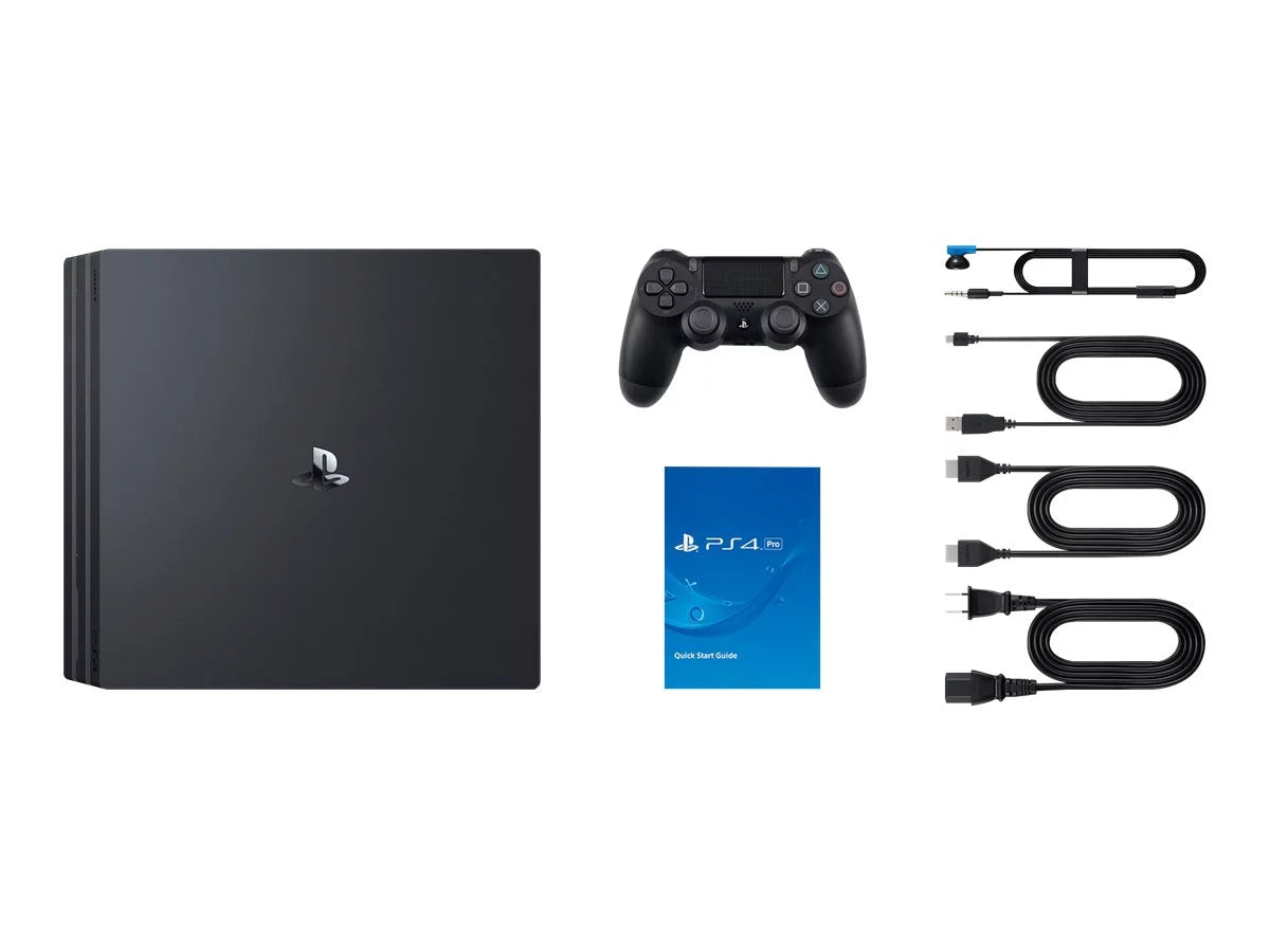 '- - HDD console HDR jet Sony PlayStation 4 Pro Game TB - 4K black 1 - -