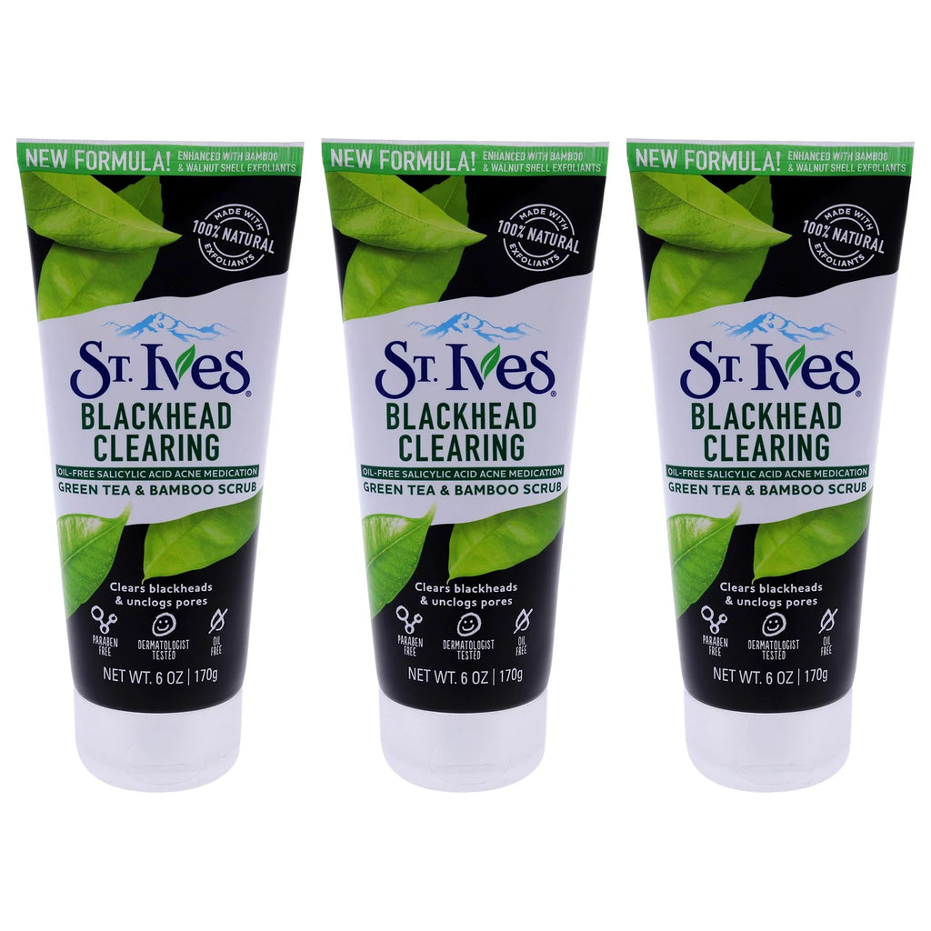 '- oz 3 Clearing Scrub Blackhead - Scrub, Ives Pack St. Green of 6 Tea