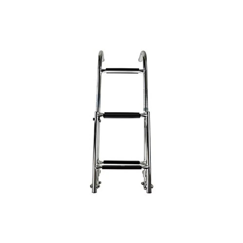 Marine Grade Foldable 3+2 Steel City Boat Boarding Ladder Yacht Marine Steps Stainless