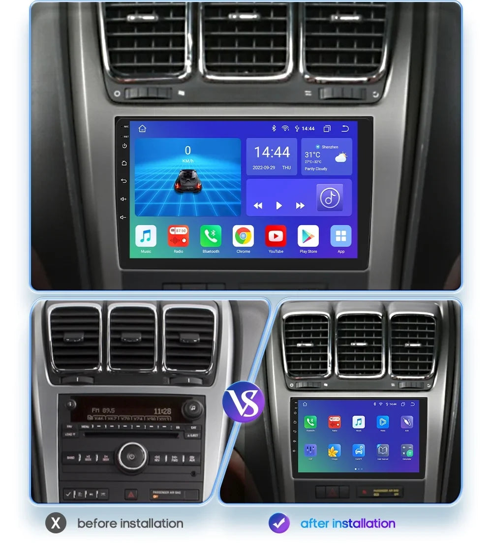 Silverado Navigation Carplay 10.1 DSP Bluetooth Buick Hizpo Radio AM FM Car 5.0 4GB Savana GPS inch Sierra Chevrolet With 12 GMC Radio For Android 32GB Stereo