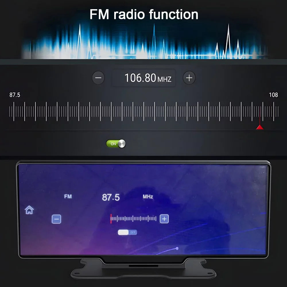 Front and Multi Car Dual ammoon Rear AUX Car Recorder Mobilephone Cameras, language Video Control Console, BT