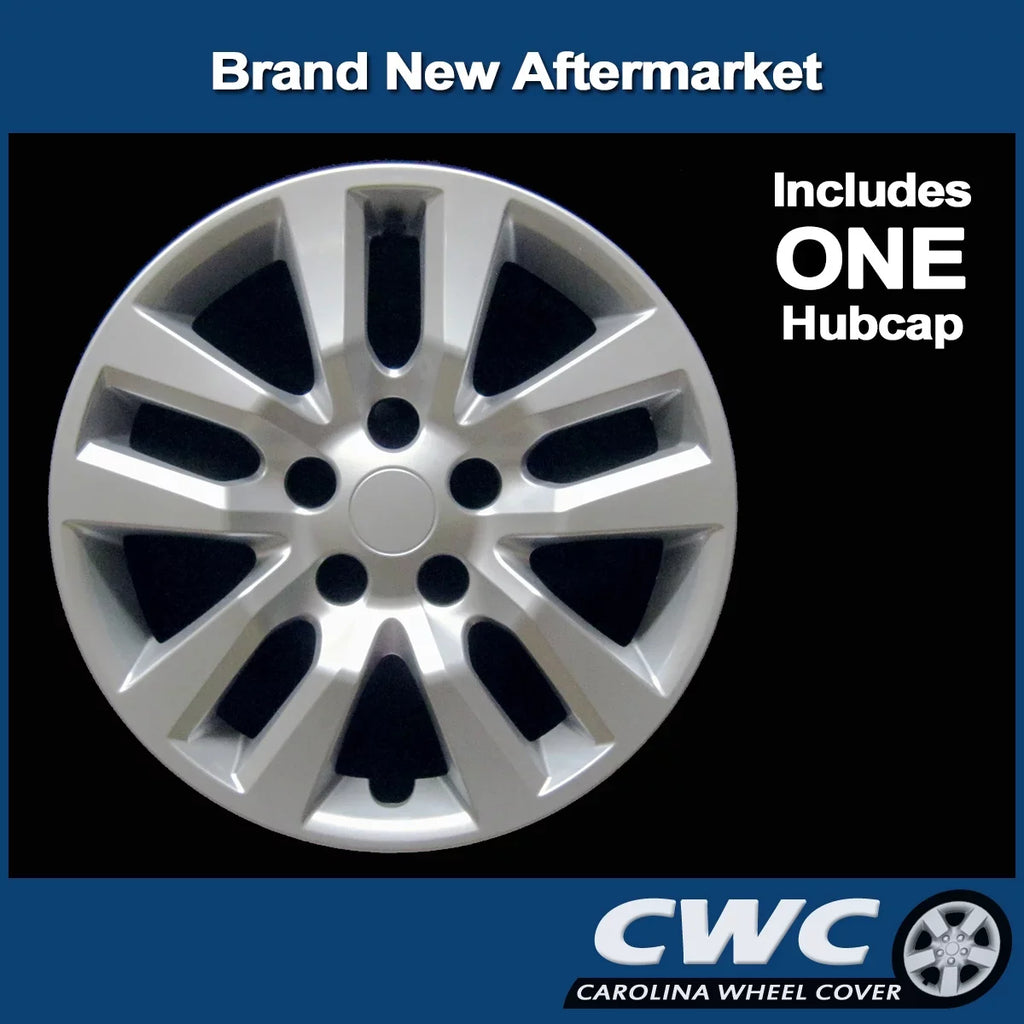 (SIngle Premium CarolIna Hubcap Replacement Wheel Hubcap) - for Nissan 2018 2013 Altima 16-In. Replica Cover