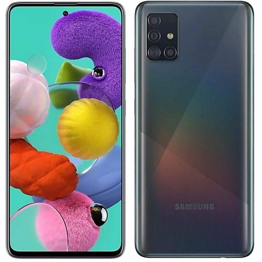 Restored Galaxy Black Unlocked 128GB Samsung A51 A515F GSM (Refurbished)