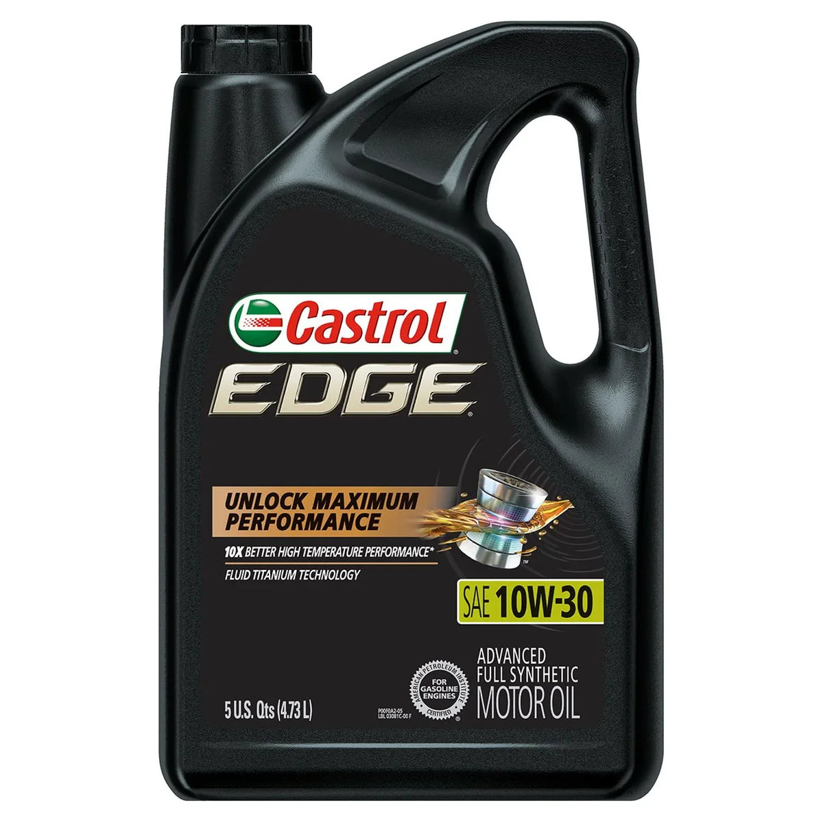 Motor Edge Advanced Castrol Quarts 5 Synthetic Oil, 10W-30 Full