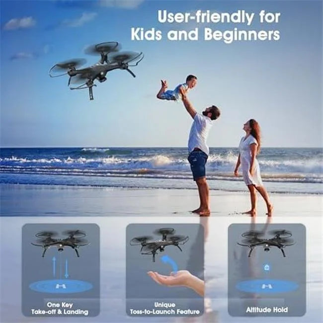 NM56218 Adults, FPV Beginners W10 Video 1080P Camera Live Drone UNO1RC deg for with 120 Kids &