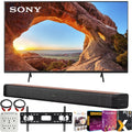 Channel 50" Smart Mount 6-Outlet Ultra Movies Wall TV with KD50X85J Adapter Streaming LED + Kit 2020 Surge Bundle + Premiere (2021 60W Soundbar Home Sony 4K + X85J 2.0 Model) w/subwoofer Deco HD