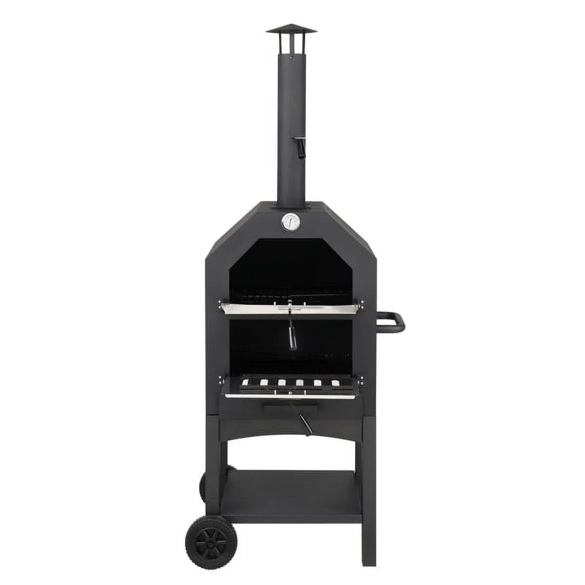 and Camping Grill Pizza Backyard Peel, Fired Wood with Pizza Oven Stone, Fithood Pizza Outdoor Rack, for