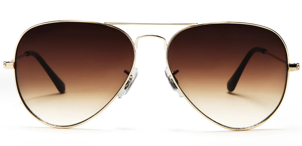 Unisex Samba - Lens Glen Ivy & Inspired Frame Brown Shades Aviator Brown Sky Sunglasses Classic
