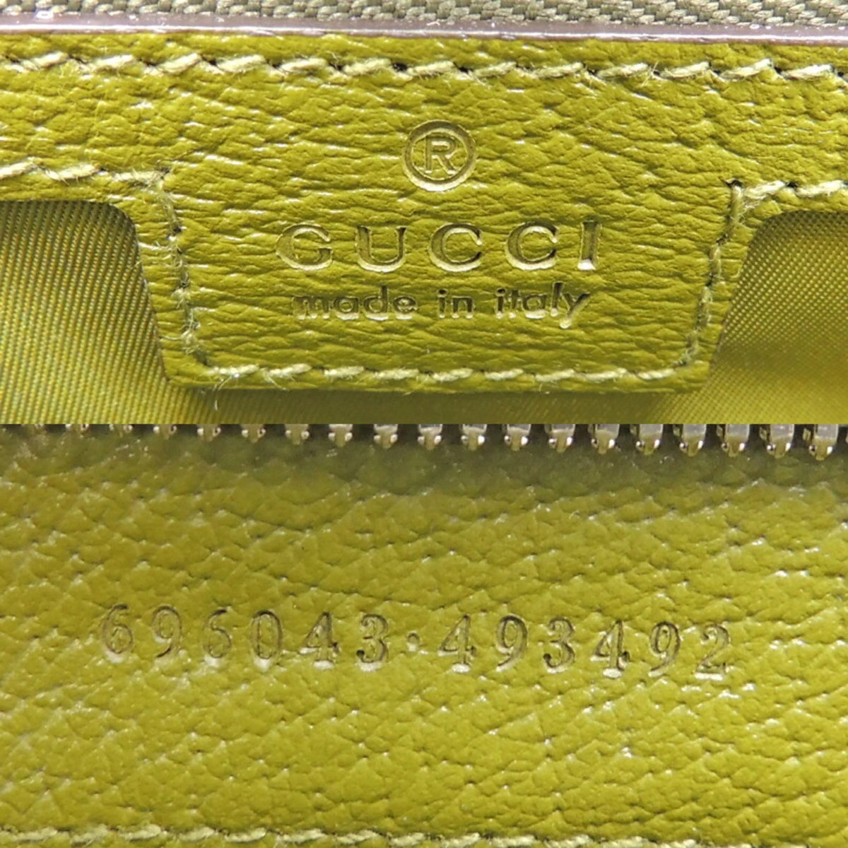 (Day Forest Ladies 696043 Nylon Off Recycled Bag The (Good) Lining Green Gucci Pre-Owned Tote Only) Grid Medium GG