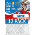 MPR AIRX AIR. CLEAN Comparable Filter 1000, Rating, Pack & Filters USA to MPR in Made FILTERS WICKED 1200 by FPR Air - 11 16x20x1 MERV Furnace 7 12 of