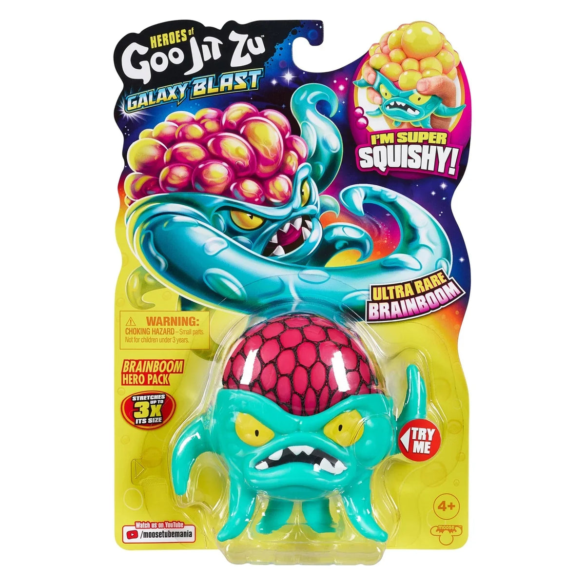 brain Goo Blast Rare an Zu Hero exploding Super Brainboom - Ultra Jit with and Galaxy Pack of Heroes Squishy
