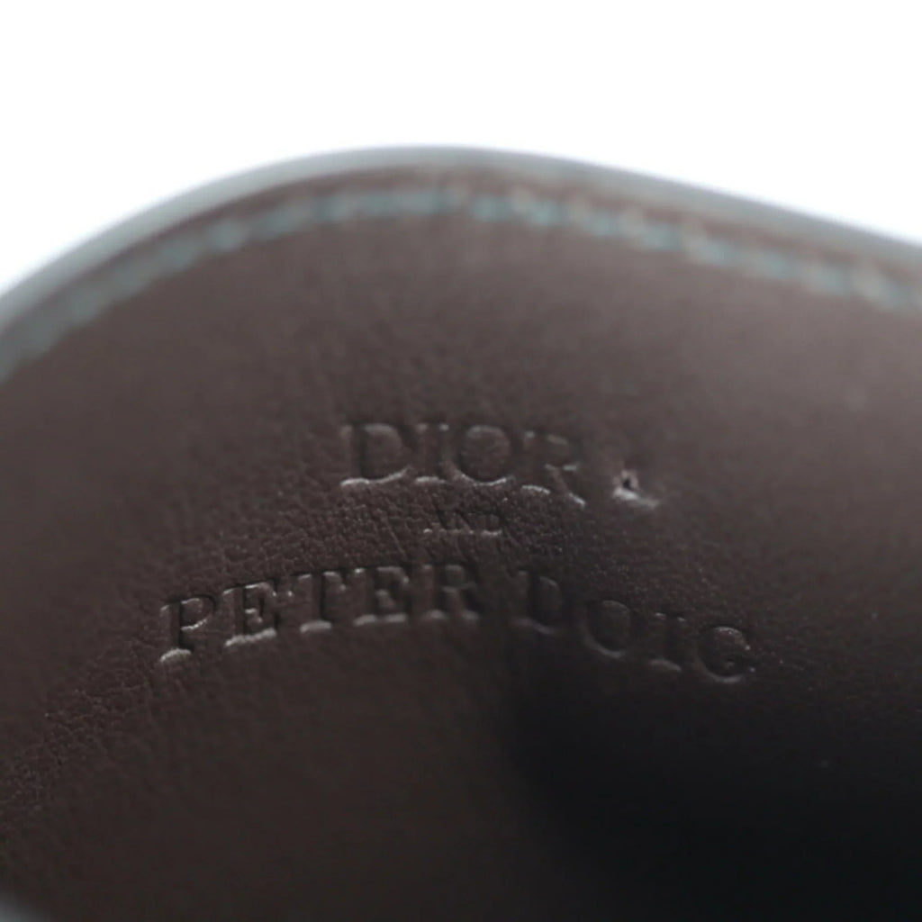 2ESCH135UCN New) Camouflage Leather Case (Like Series Marron Business Card Pre-Owned Holder Dior Christian Calf Dior Brown Pattern Multicolor