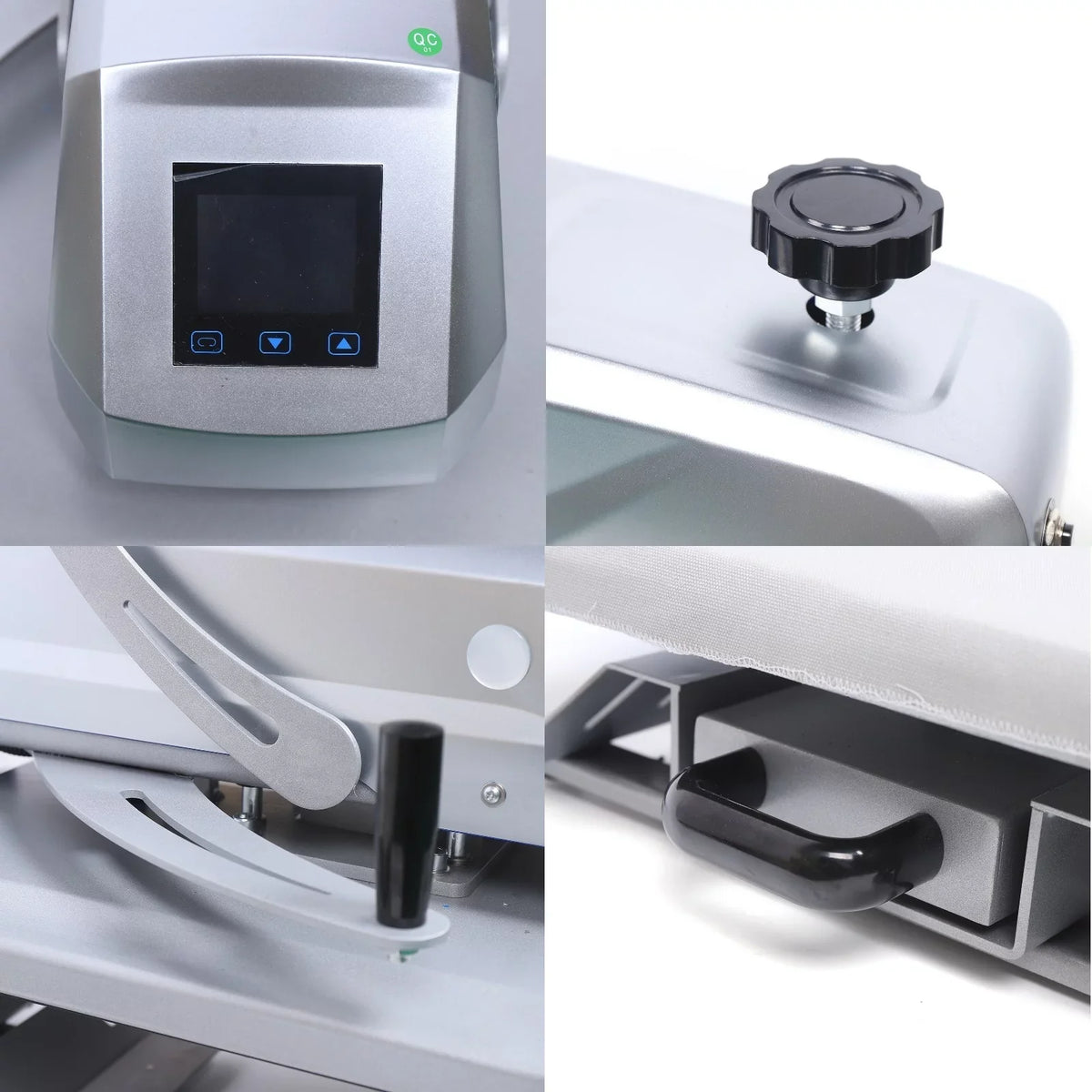 1 Inch 1600W Press 16x20 Combo Aiqidi 3 Transfer T-Shirt Machine Heat in Machine Away Swing Machine Clothing Transfer Heat Printing Sublimation