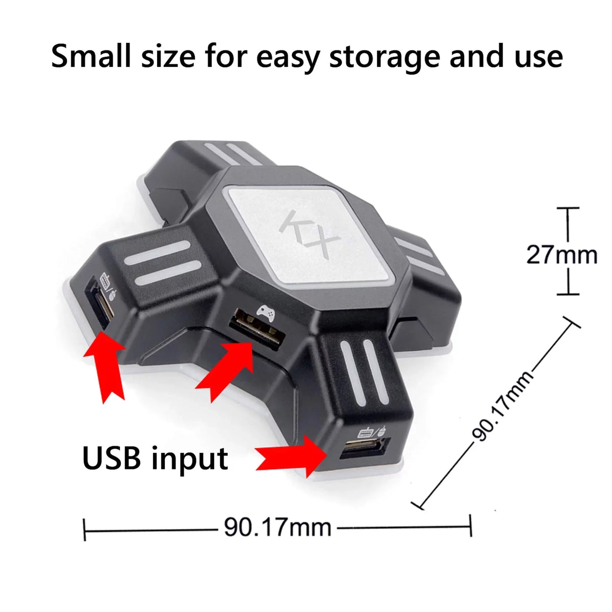CACAGOO Mouse Replacement Portable Adapter Keyboard Adapter Keyboard Mouse Converter