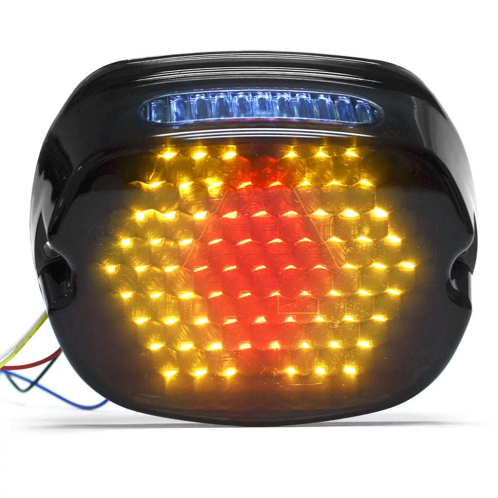 Running Fits Round Profile Brake Light Tail Turn - Headlights Smoke Ultra LED Light Glide FLHTCUSE Light Low Signals Krator Davidson with Compatible Harley 2006-2013 CVO Most Classic 6-1/4" Electra