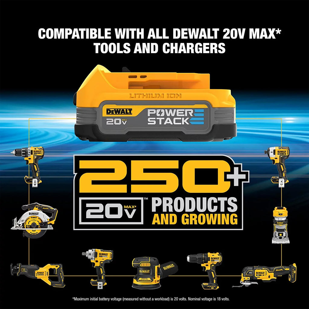 POWERSTACK™ Battery (DCBP03 Compact MAX* DEWALT 20V