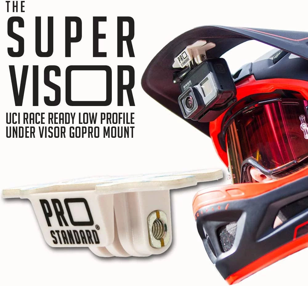 Low GoPro Cameras Super Mount Profile Helmet Visor Visor for 2.0 Under