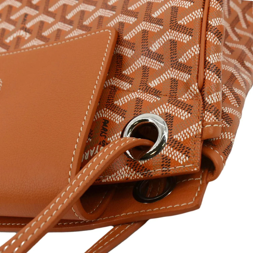 Bag GOYARD Canvas Rouette Orange Shoulder Soft Pre-owned