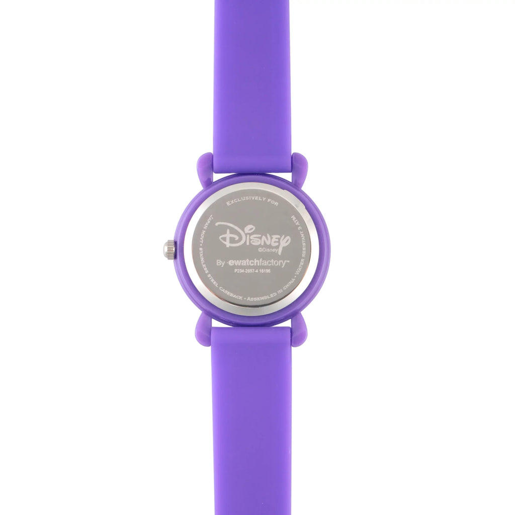 Plastic Watch, Strap and Time Girls' Teacher Frozen Purple Elsa Purple Silicon Anna