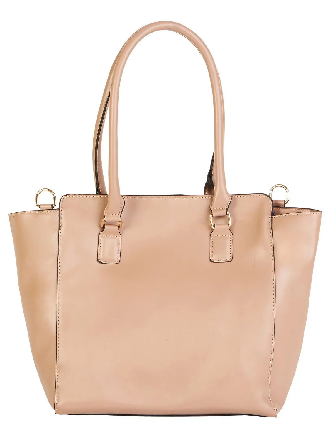 Vegan Gold Women Adult Bags Shopper Beaute Large Leather Studded Handbag (Taupe/Beige)