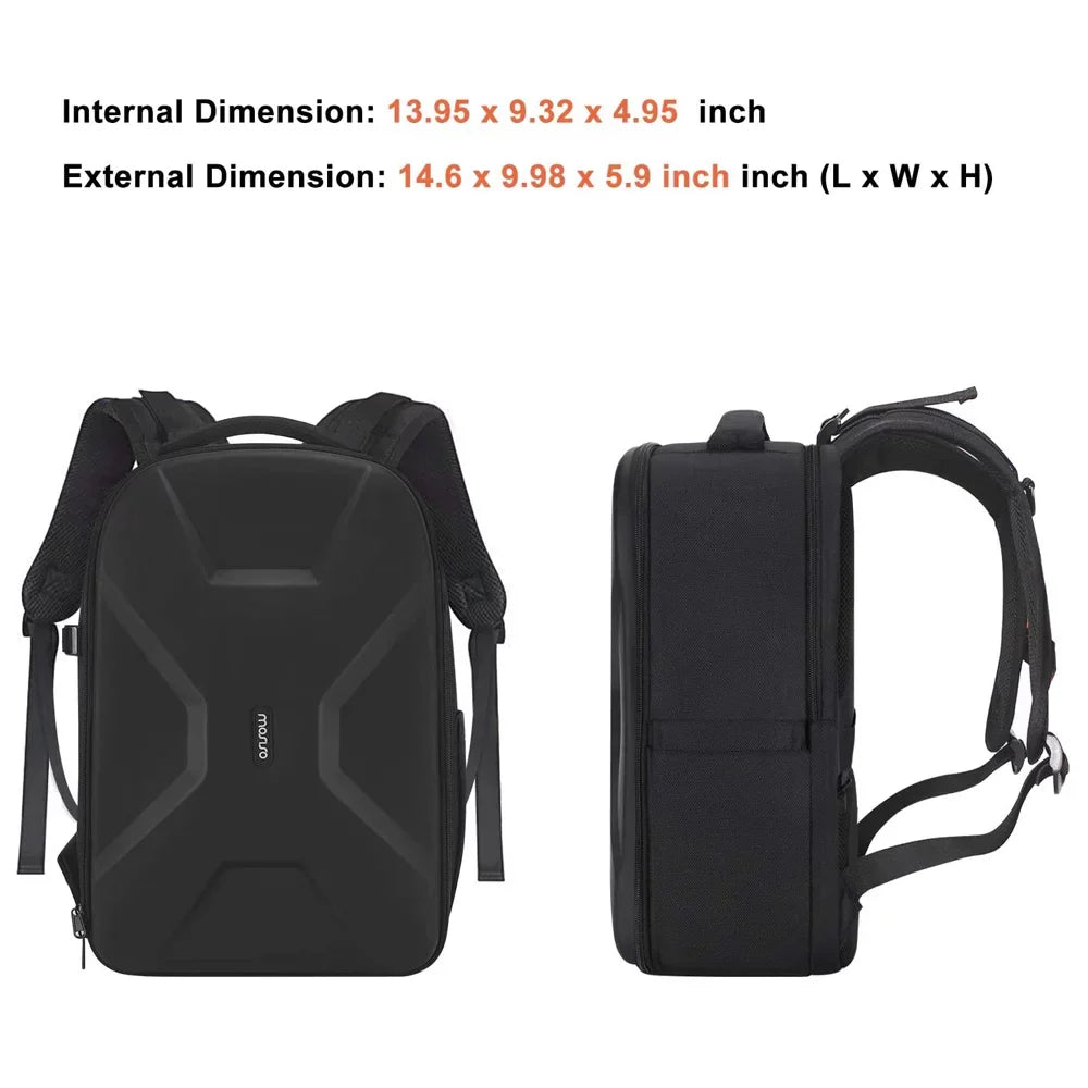 Black Compartment, Backpack DSLR/SLR/Mirrorless Camera Holder&Laptop Photography Camera Mosiso Canon/Nikon/Sony/DJI Bag Mavic Drone, for Hardshell Tripod Waterproof Protective with Case