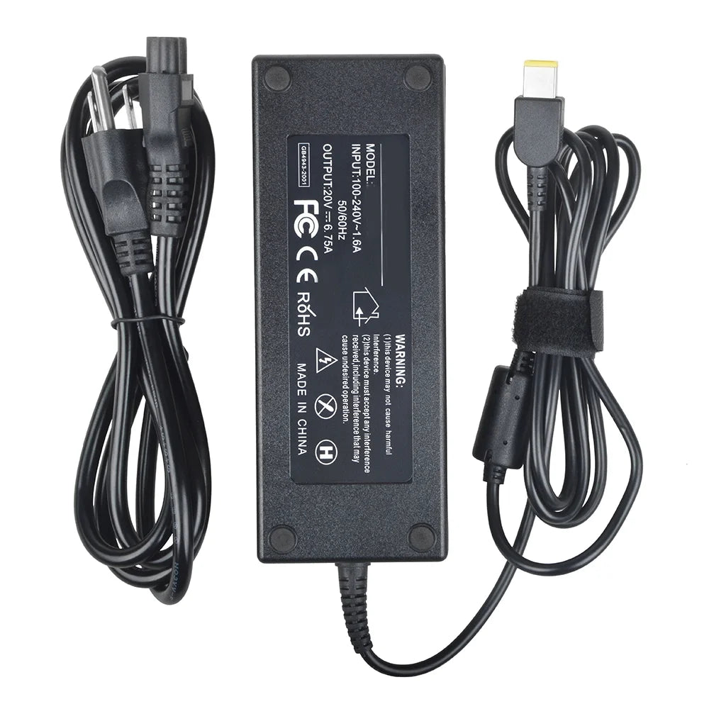 Y50-80 CJP-Geek Supply Adapter 135W Y50-70 Mains AC PSU for Power Charger Lenovo Y40-70