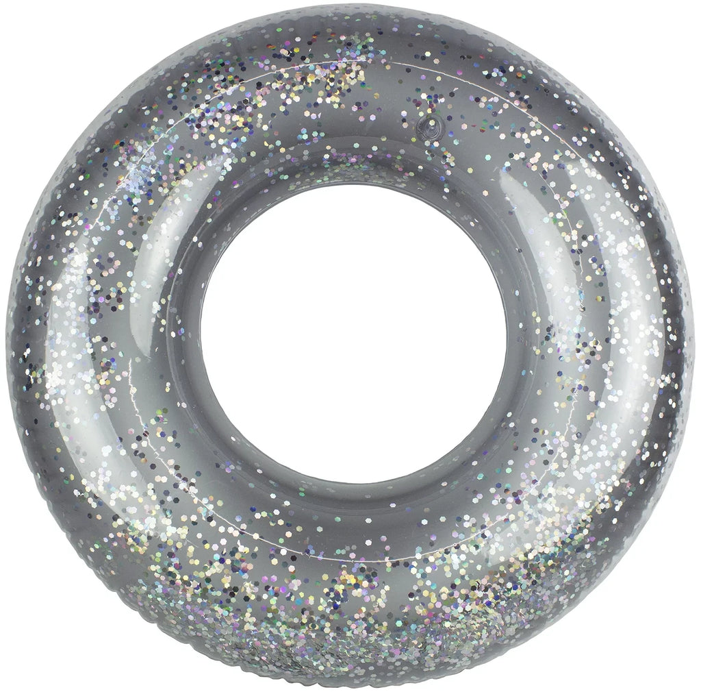 Glitter Silver Tube Swimming Float Pool 36-Inch Poolmaster
