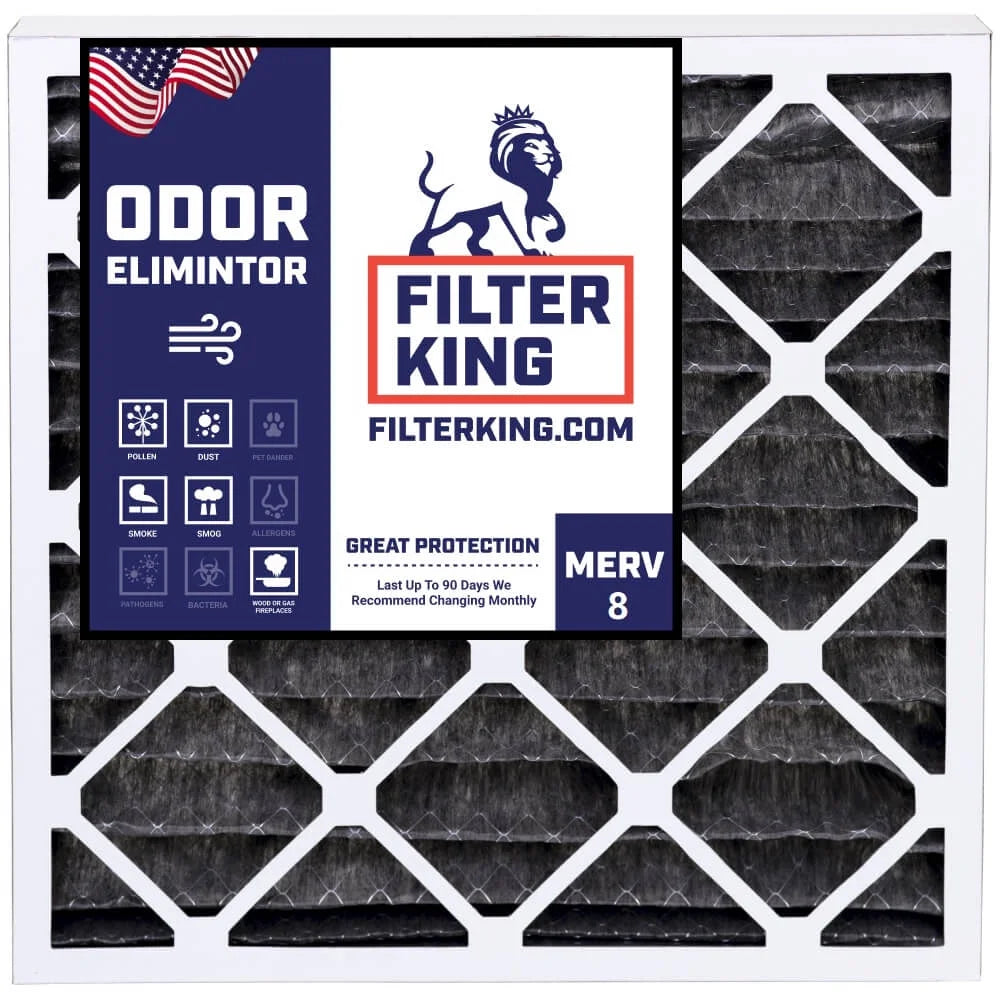Filter x Filters 25 17x25x1 8 4-PACK Actual | | Pleated .75" Size: MERV Filter MADE x King IN | | USA HVAC 17 Air A/C Carbon Furnace