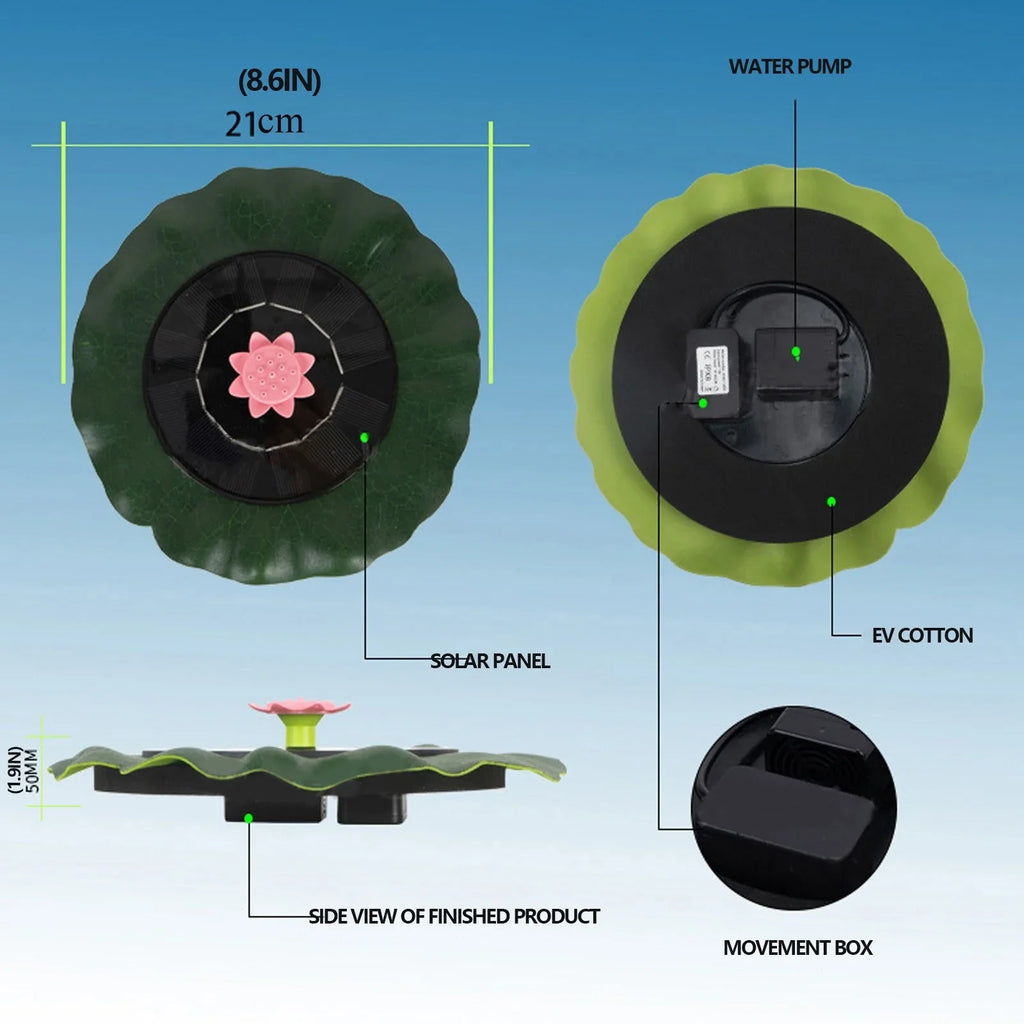 Sprinkler Pool Motion For Flower Swimming Solar Pond Sun Fountains Imitation Controlled Garden