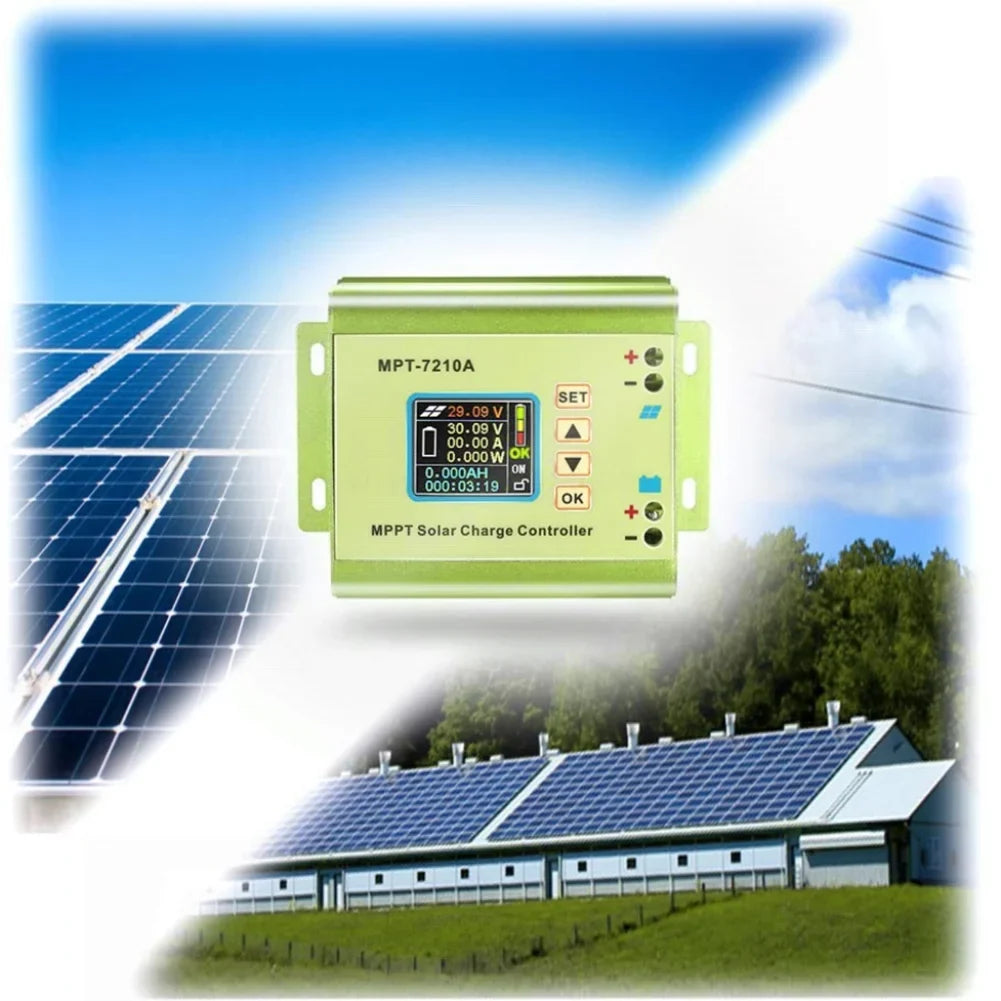 Voltmeter 72 Mppt Boost Solar Controller, V Ammeter Control to Charger Battery 24 Numerical V Module