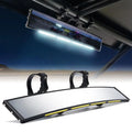 LED 17.5" Rollbars View 1.75"-2" Mirror Curved Lights UTV Xprite Fits Rear Integrated W/
