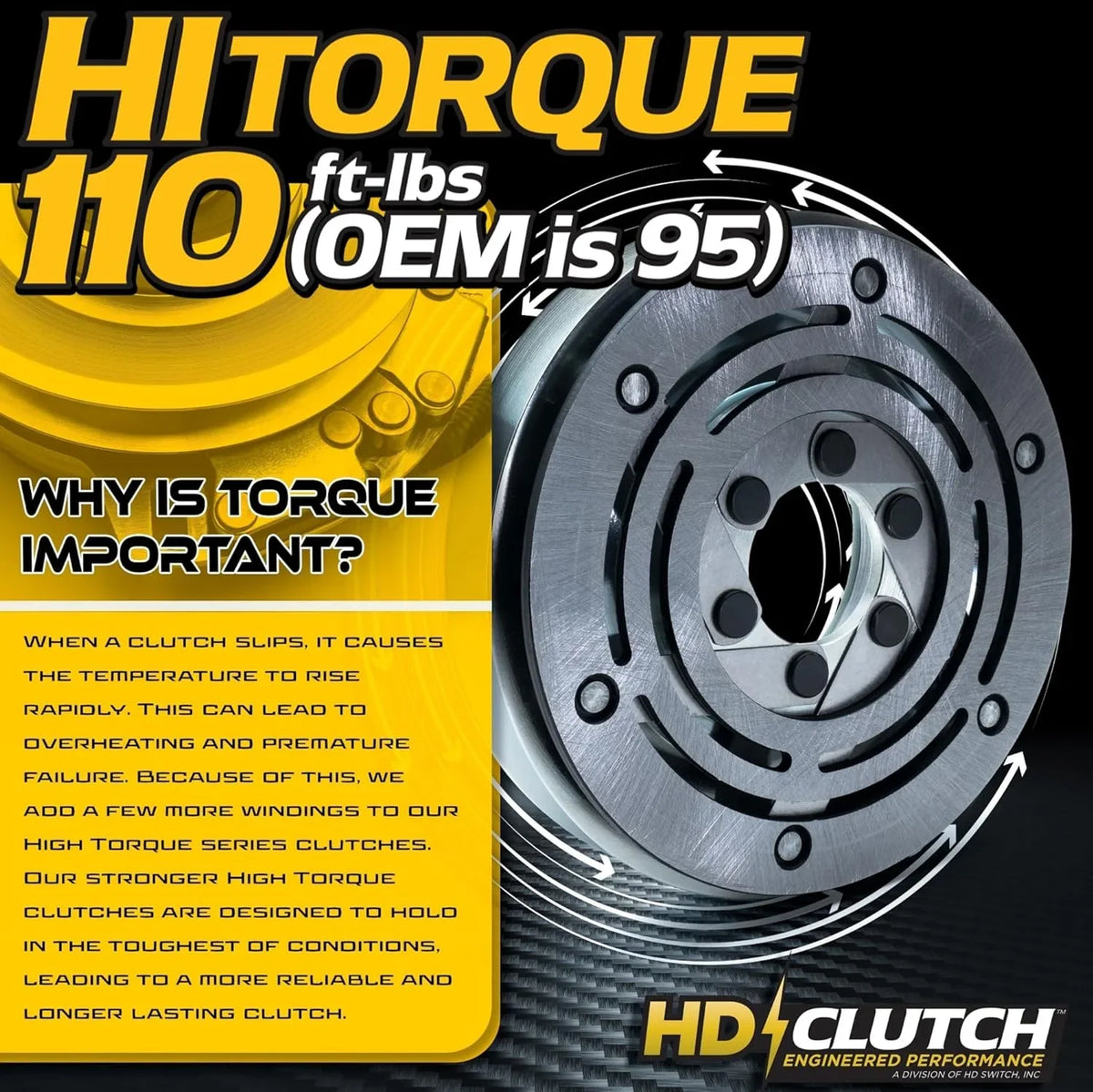 Mower PTO Switch Scag Z 483957 Blade 462715 Clutch 462715 Scag fits (OEM HD Switch High Billet & BigBearing GT1-CH03L, Lawn 110ftlb Z Freedom Pulley Liberty & PTO Torque GT1CH03L 95) Turn 10A GT1 Zero